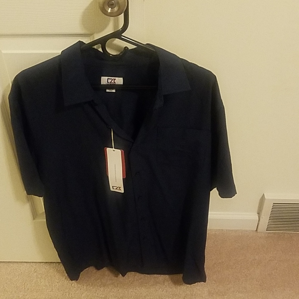 Cutter and Buck short sleeve button down
